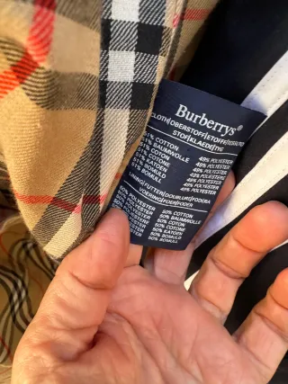 Gabardina Burberrys Beige Clásica