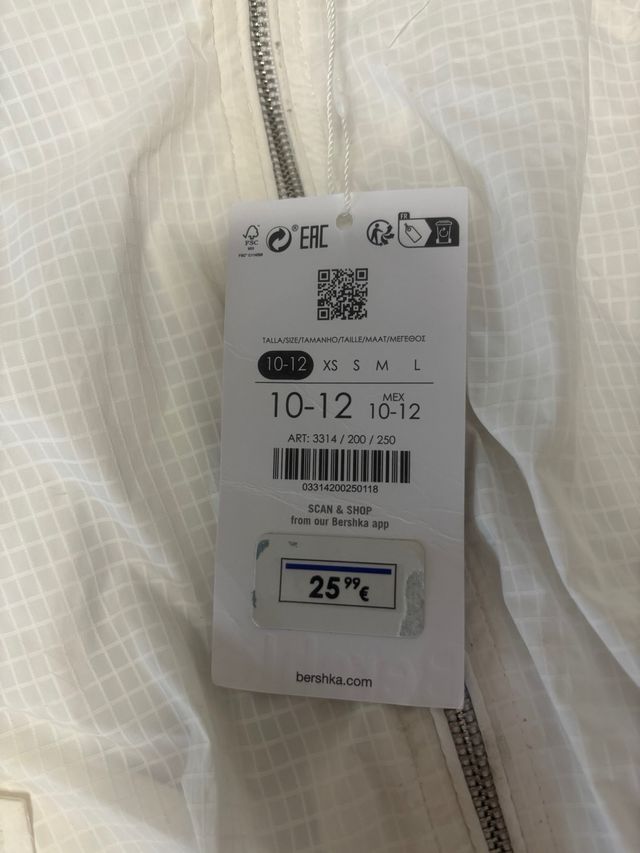 Chaqueta Blanca Corta