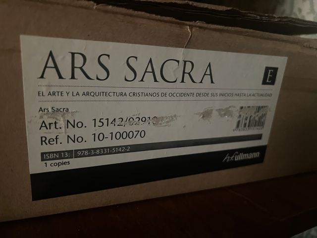 ARS SACRA EL ARTE Y LA ARQUITECTURA CRISTIANA