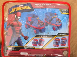 Patines Spiderman con protecciones