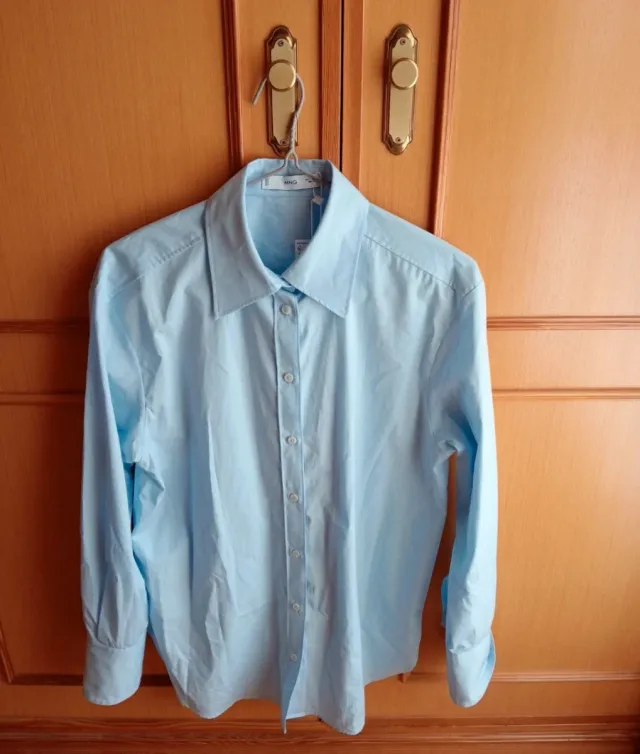 Camisa oversize azul