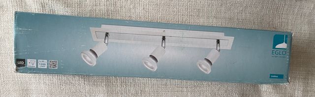 Lámpara Eglo Sarria Plata/Blanco