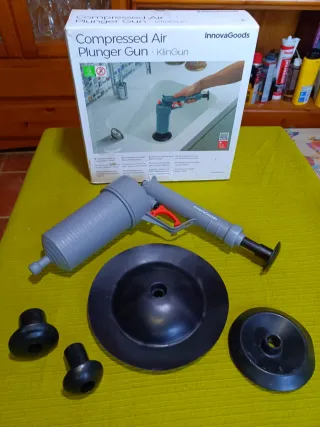 Desatascador Aire Comprimido InnovaGoods Klingun