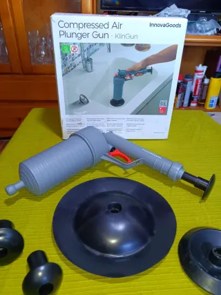 Desatascador Aire Comprimido InnovaGoods Klingun