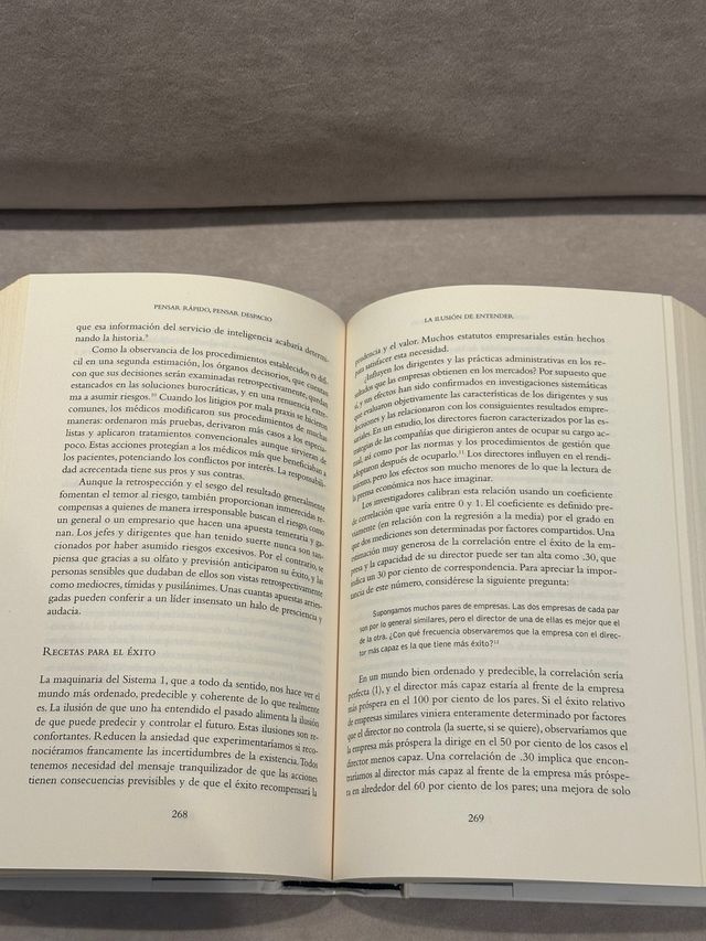 Pensar rápido, pensar despacio. Daniel Kahneman