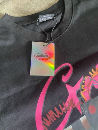 Camiseta Corteiz Oversize Negra Talla M