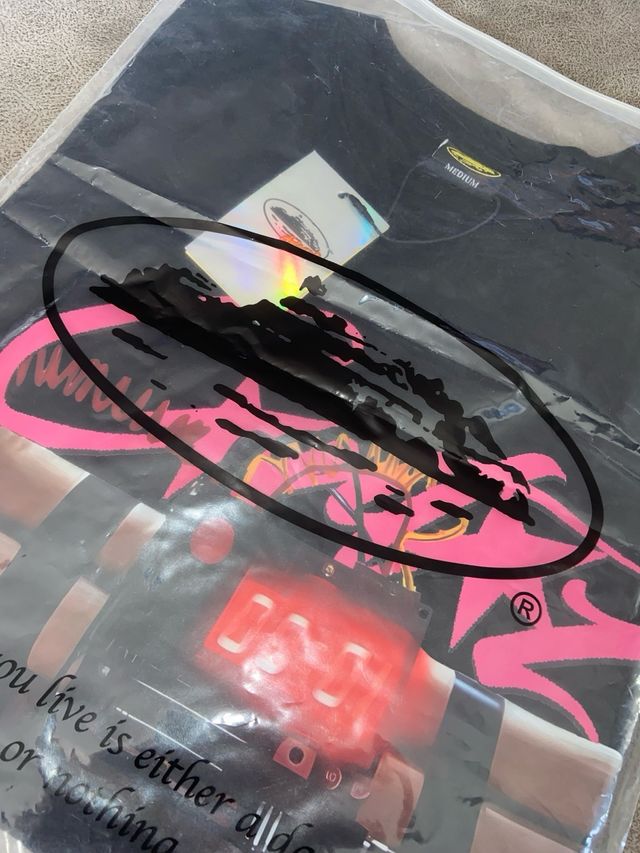 Camiseta Corteiz Oversize Negra Talla M