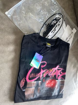 Camiseta Corteiz Oversize Negra Talla M