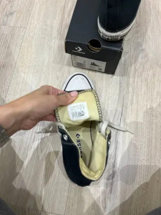 Zapatillas Converse All Star Negras Talla X