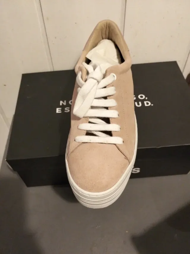 Camila's Zapatillas Plataforma Piel Rosa