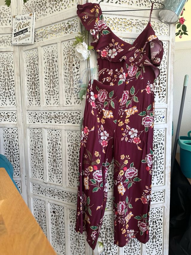 Mono largo estampado floral