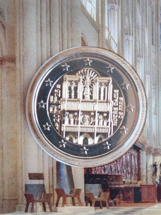 Coincard Moneda 2 euros Francia 2025 Notre Dame