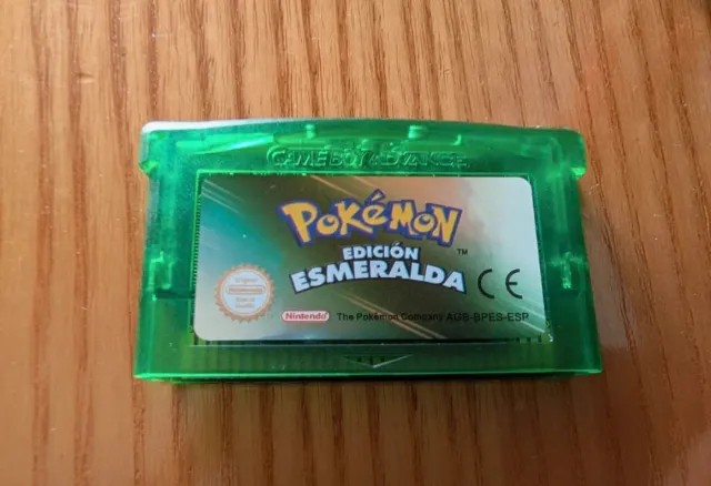 Juego Pokémon Esmeralda PAL Esp Gameboy Advanced