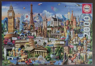 Puzzle Educa 2000 Piezas Monumentos Europa
