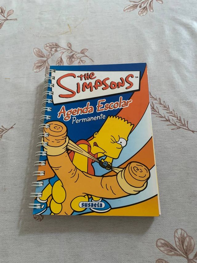 Agenda Escolar Permanente Simpsons