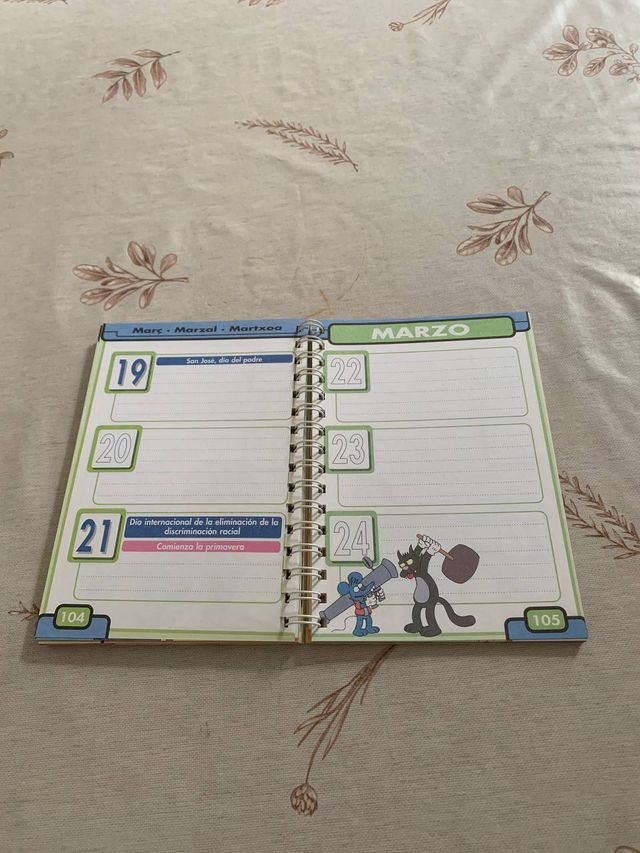 Agenda Escolar Permanente Simpsons