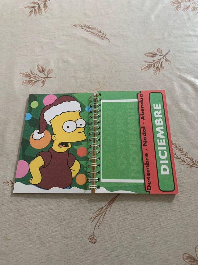 Agenda Escolar Permanente Simpsons