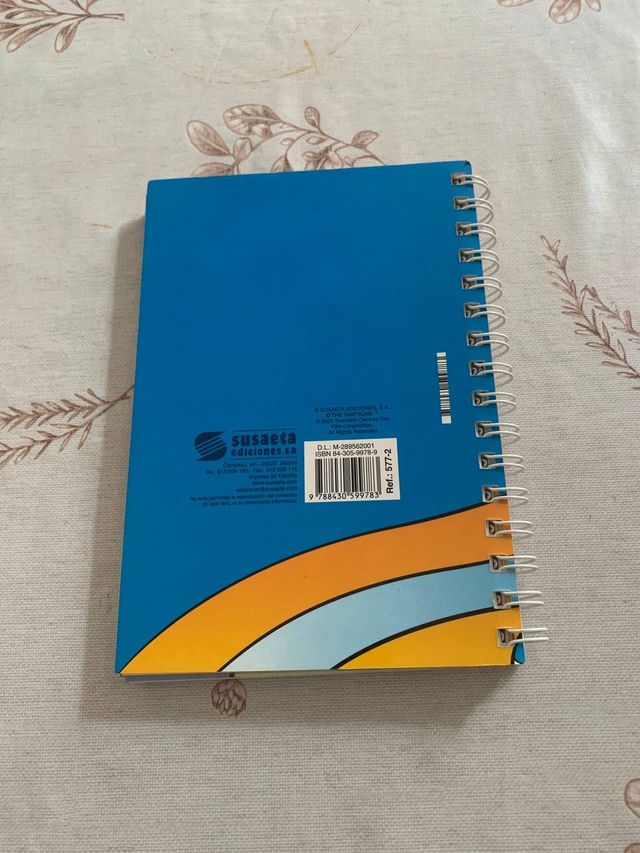 Agenda Escolar Permanente Simpsons