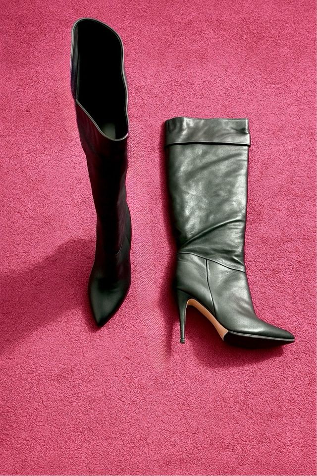 Stivali alti in vera pelle n. 40