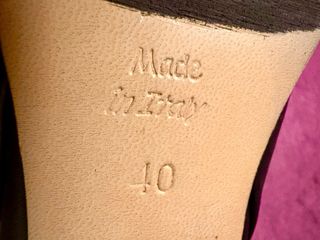 Stivali alti in vera pelle n. 40