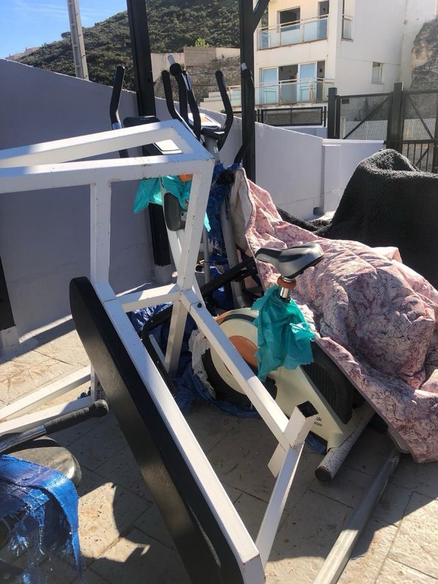 Bicicleta Eliptica y presbanca para pectoral