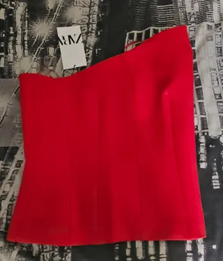 Corsé Zara Rojo Talla M