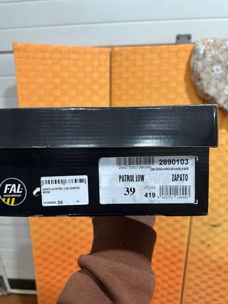 Zapatos FAL seguridad patrol low goretex original