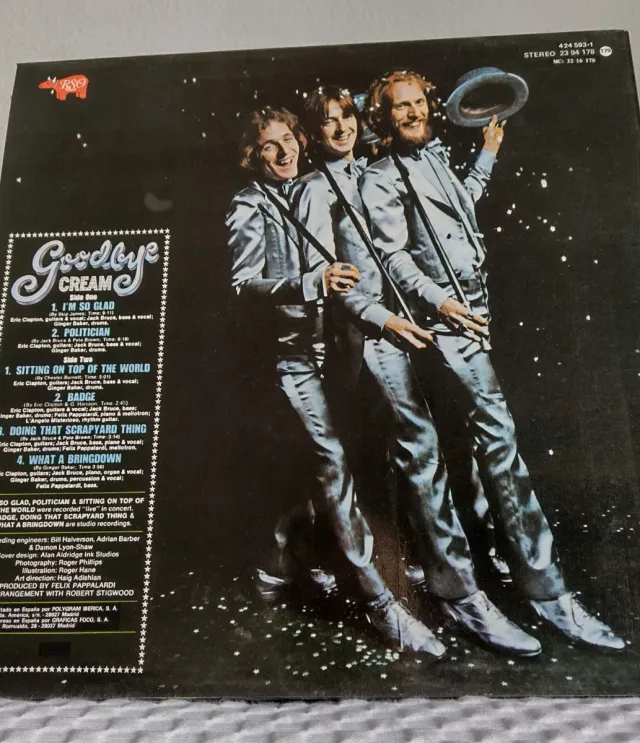 LP vinilo Goodbye CREAM