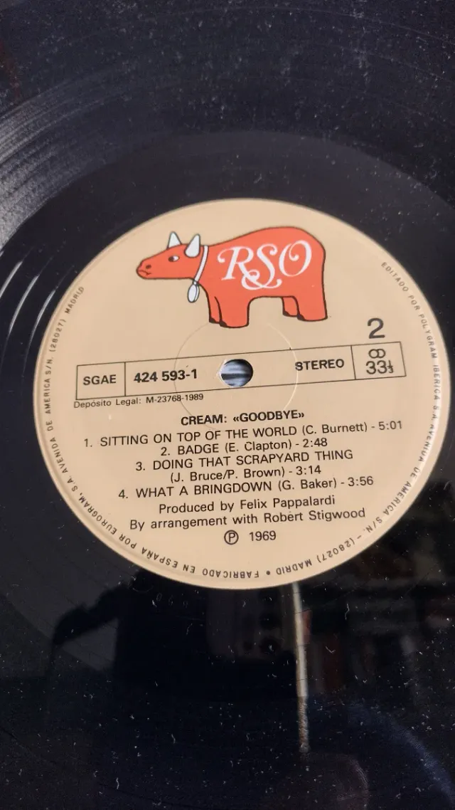 LP vinilo Goodbye CREAM