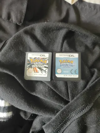 Pack 2 Juegos Nintendo DS: Pokémon platino y plata