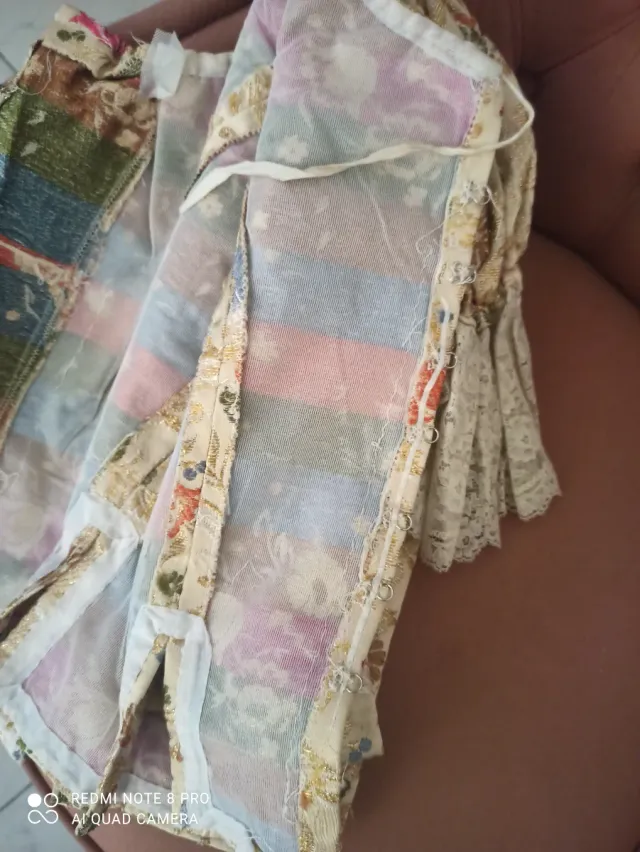 Traje Fallera Beige Floral