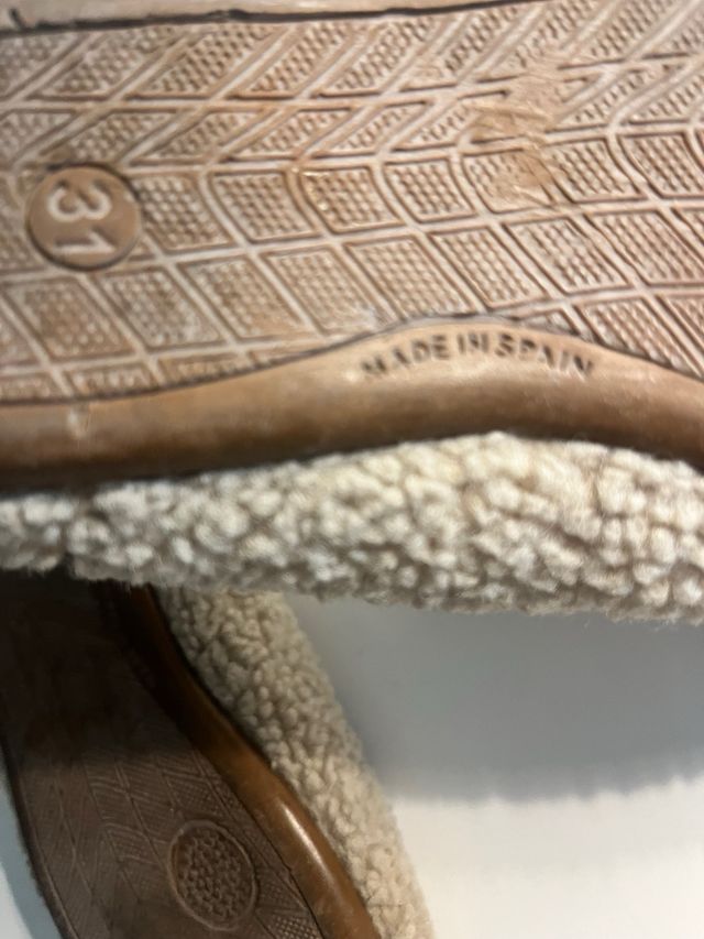 Zapatos borreguito piel talla 31