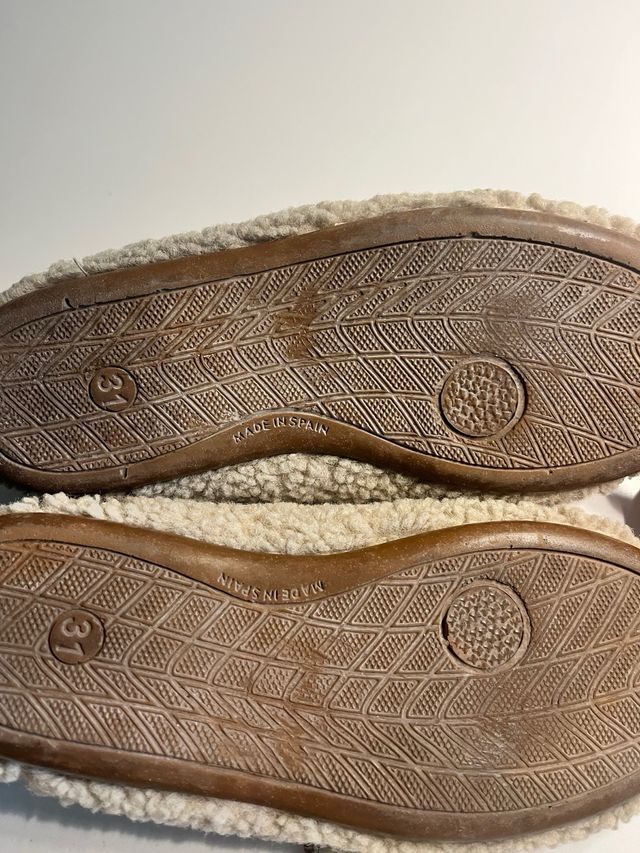 Zapatos borreguito piel talla 31