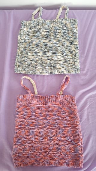 2 Tops de Hilo Multicolor