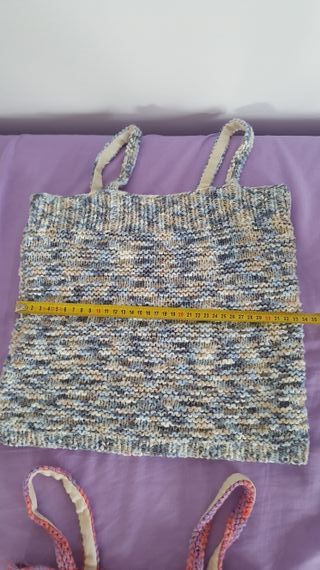 2 Tops de Hilo Multicolor