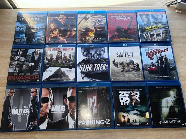 Lote 15 Películas Blu-ray Acción/Aventura/Sci-Fi..