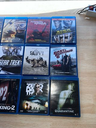 Lote 15 Películas Blu-ray Acción/Aventura/Sci-Fi..