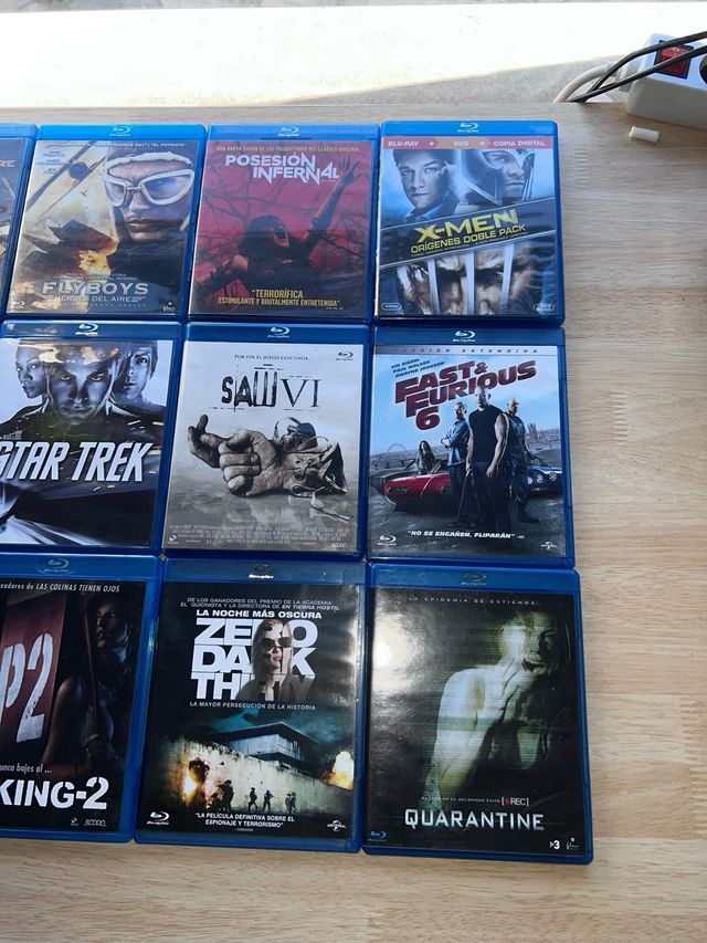 Lote 15 Películas Blu-ray Acción/Aventura/Sci-Fi..