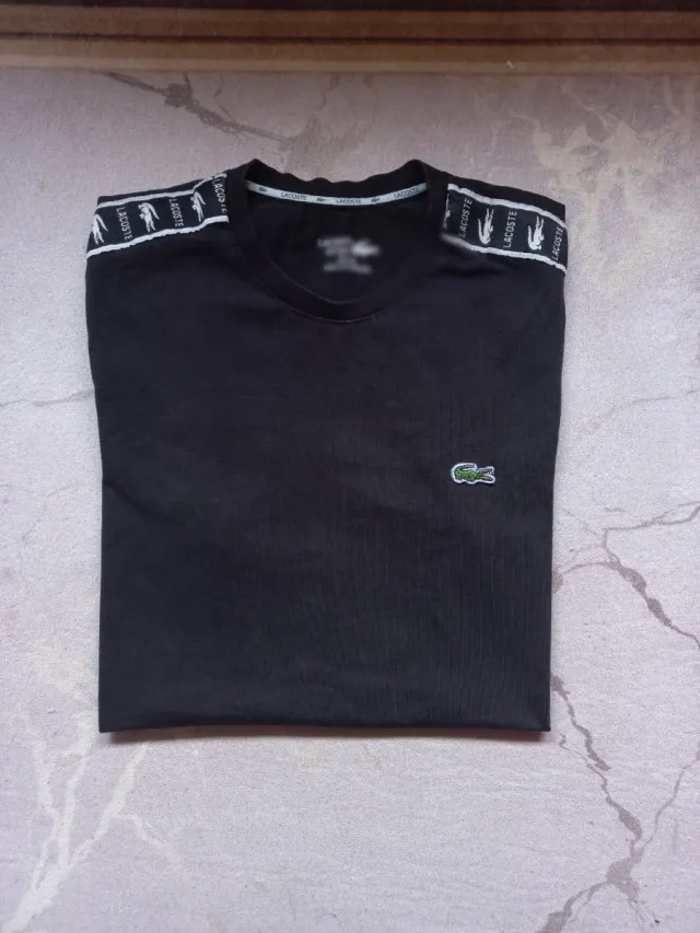 Camiseta Lacoste Negra Talla L