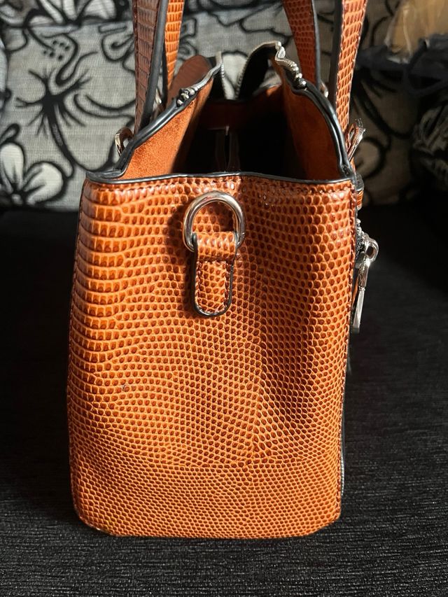 Bolso de mano marrón Parfois