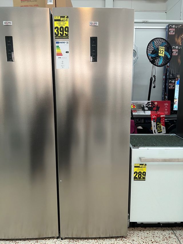 Congelador KROMs 399€ 3 años garantía