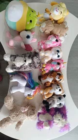 Lote peluches animalitos