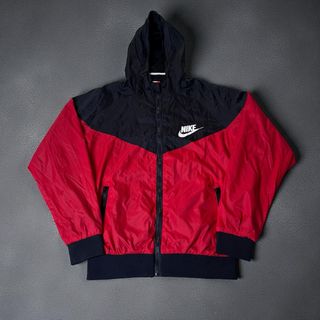Chaqueta Nike Vintage Clásica Roja y Negra