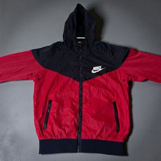 Chaqueta Nike Vintage Clásica Roja y Negra