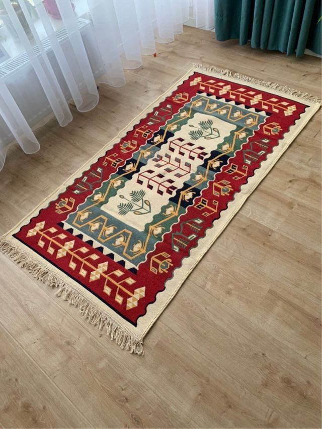 Tappeto in cotone etnico 80x150 cm