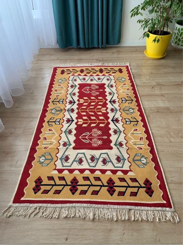 Tappeto in cotone etnico 80x150 cm