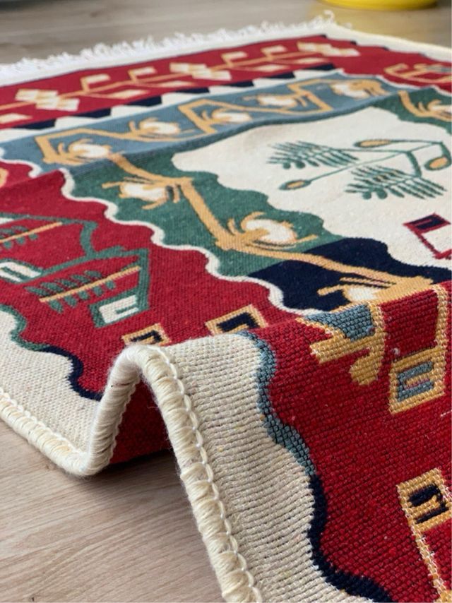 Tappeto in cotone etnico 80x150 cm