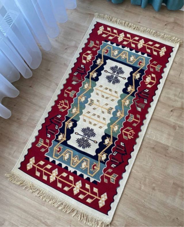 Tappeto in cotone etnico 80x150 cm