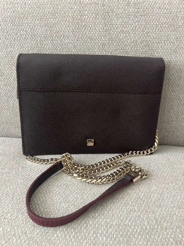 Bolso Purificación García Cadena Marrón Dorado