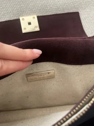 Bolso Purificación García Cadena Marrón Dorado